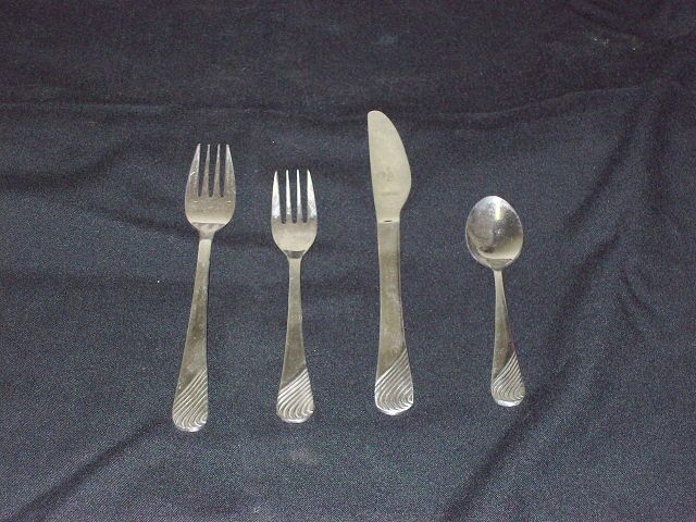FORK, DINNER, SALAD, STAINLESS, KNIFE, TEASPOON