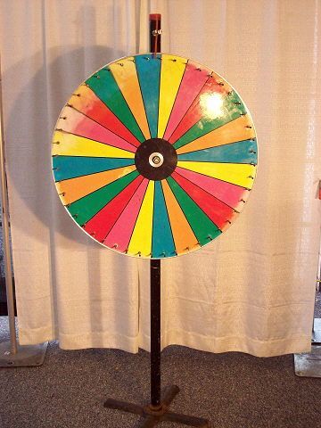 PRIZE WHEEL, 6' HEIGHT