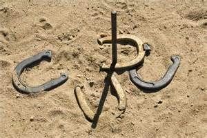 GAME, HORSESHOE, METAL