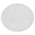 A close up of a white circle on a white background.