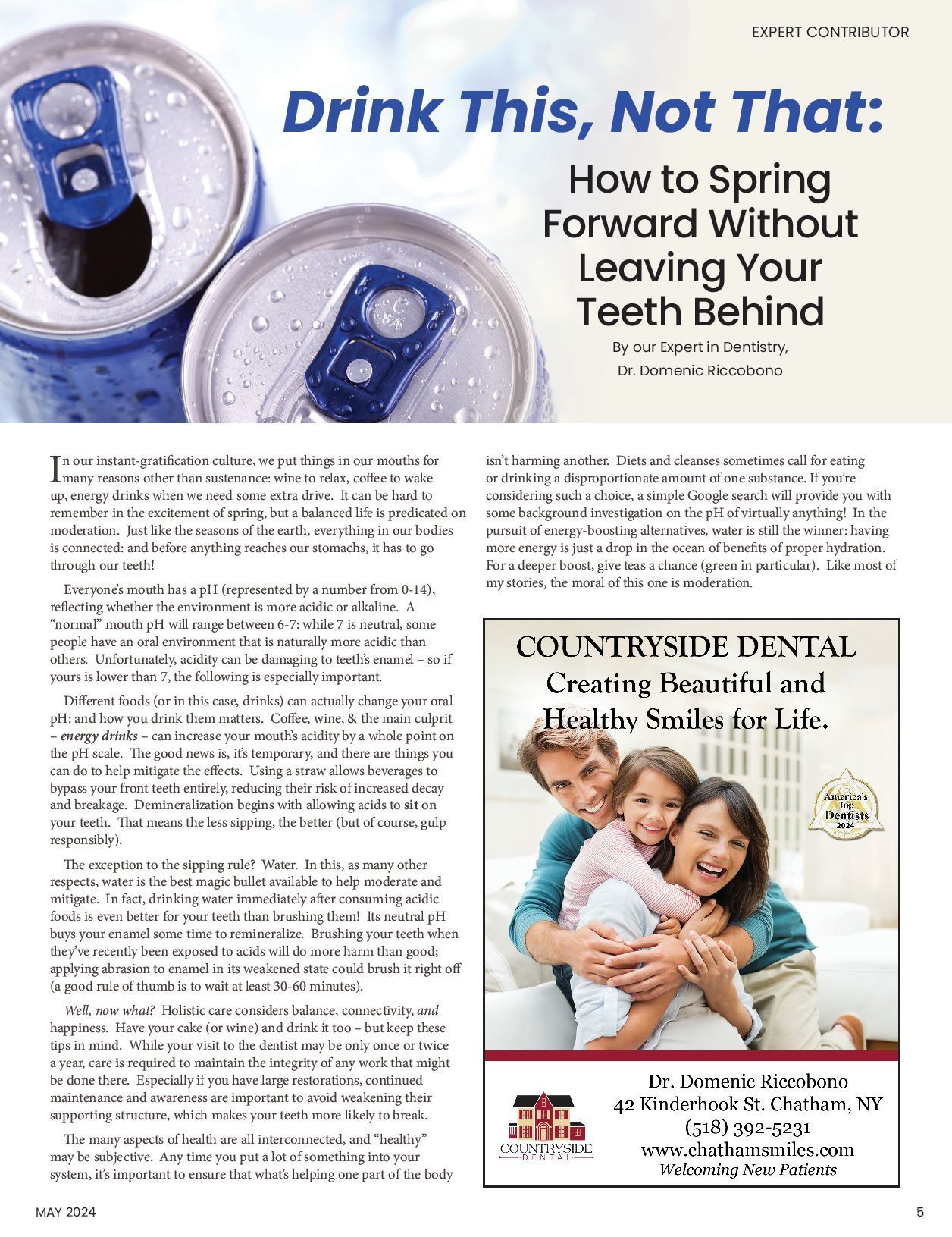 Drink This, Not That: How to Spring Forward Without Leaving Your Teeth Behind