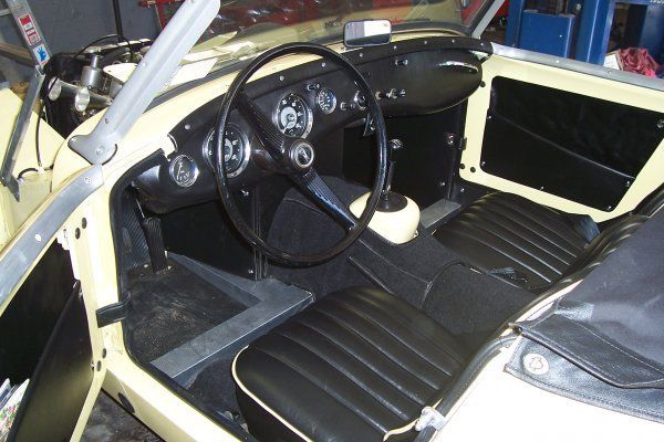 Inside view of a car