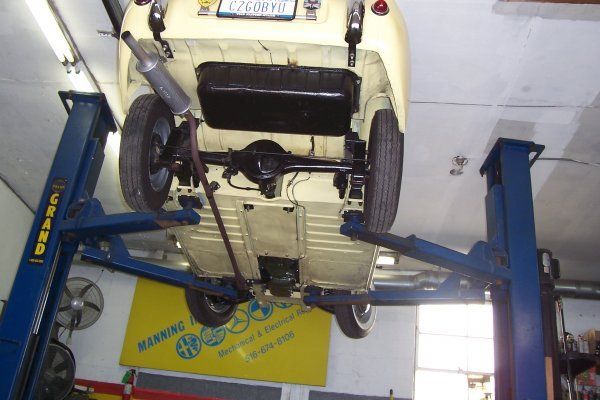 On process car repair