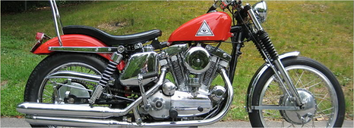 old motorcycle page top header