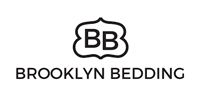 Brooklyn Bedding logo with stylized BB in black above the company name