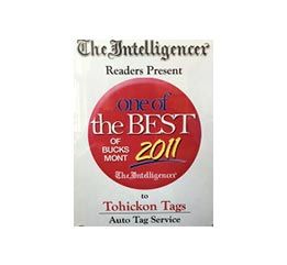 One of the BEST of BUCKS MONT 2011 Award Logo