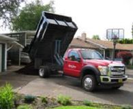 Small dump truck