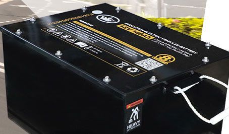 A lithium battery.