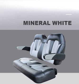 A picture of a mineral white seat