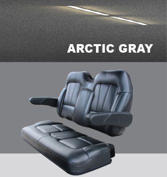 A picture of a car seat in arctic gray