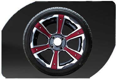 14” Color Matching Radial DOT Tire
