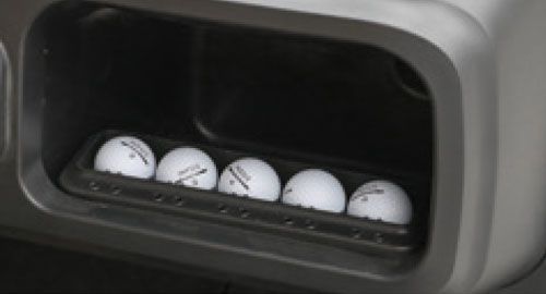 Storage Compartment With Golf Ball Holder