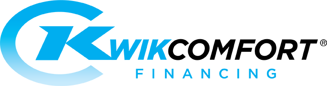 KwikComfort logo: blue