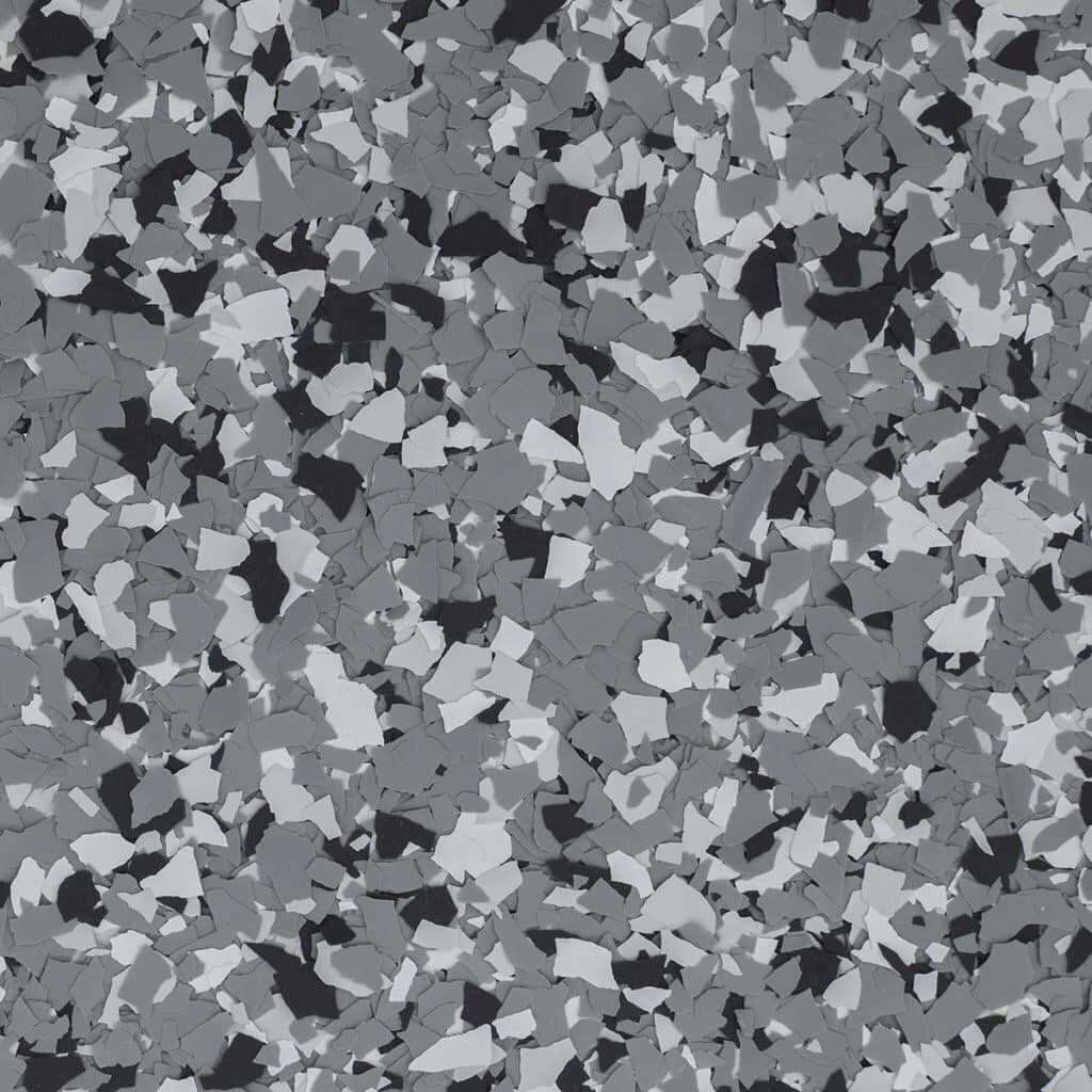 A close up of a gray , white and black camouflage pattern.