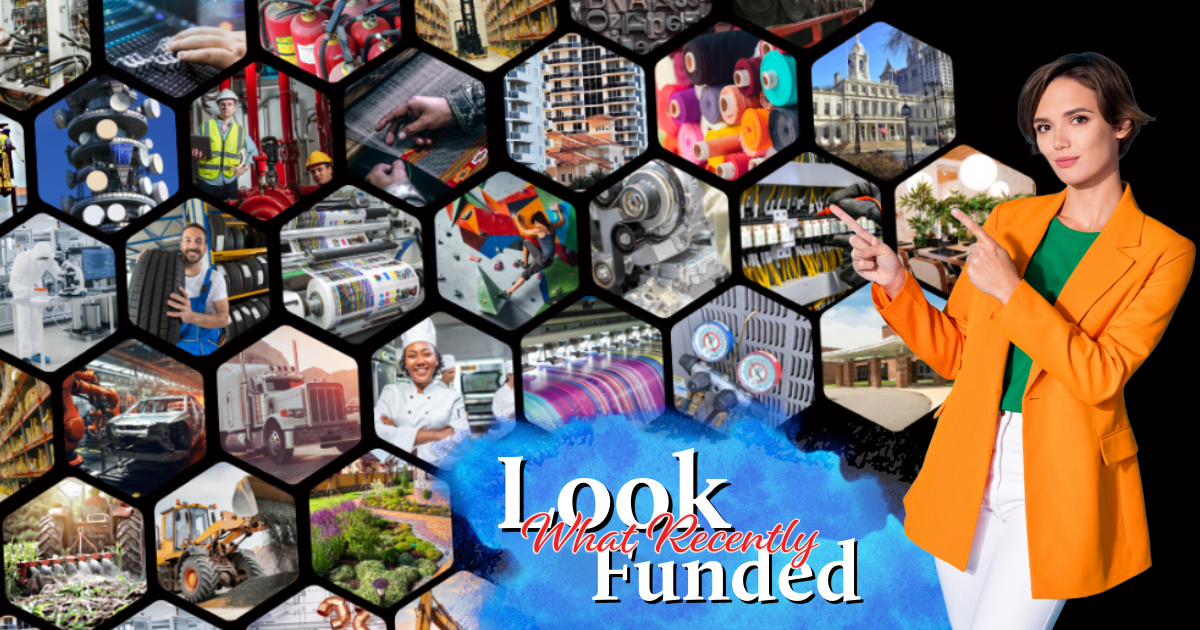 Go to Equipment page on Tri-Lease webpage People are pointing at photos of equipment that was recently funded.