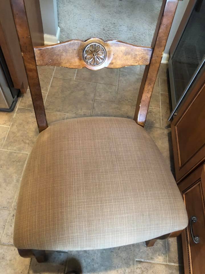 Cleaned chair