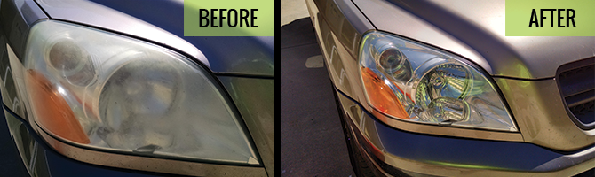 Headlight restoration before and after | A Clean Machine