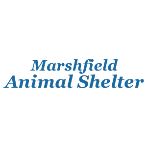 The logo for the marshfield animal shelter