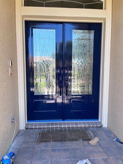 Beautiful glass door