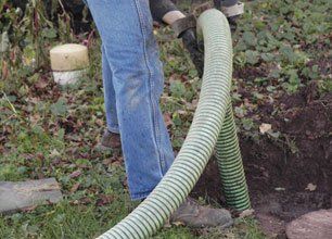 Septic tank pumping