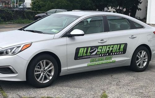 Silver Hyundai sedan with 