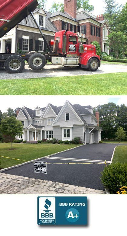 Paramount Paving - Truck and Driveway