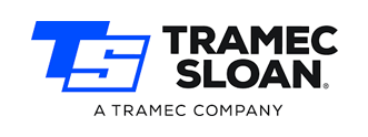 Logo for Tramec Sloan, a Tramec company; blue