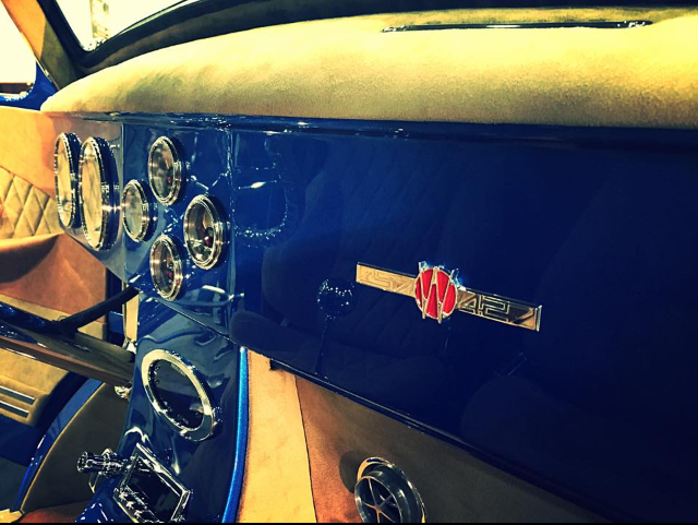 Classic car interior