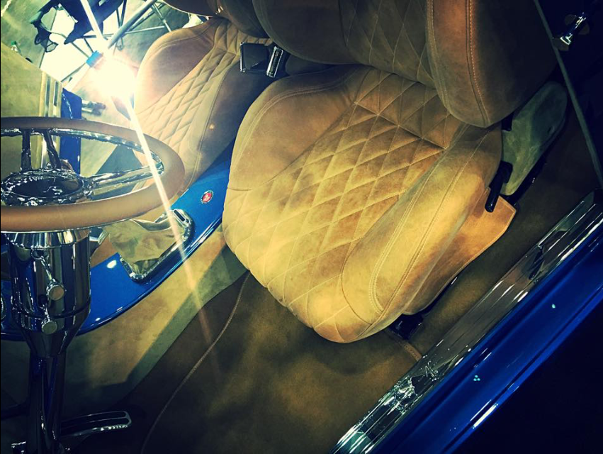 Classic car interior