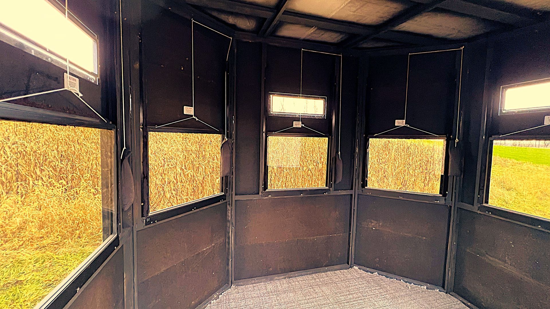 6x8 Hunters View Plot Watcher Interior View 