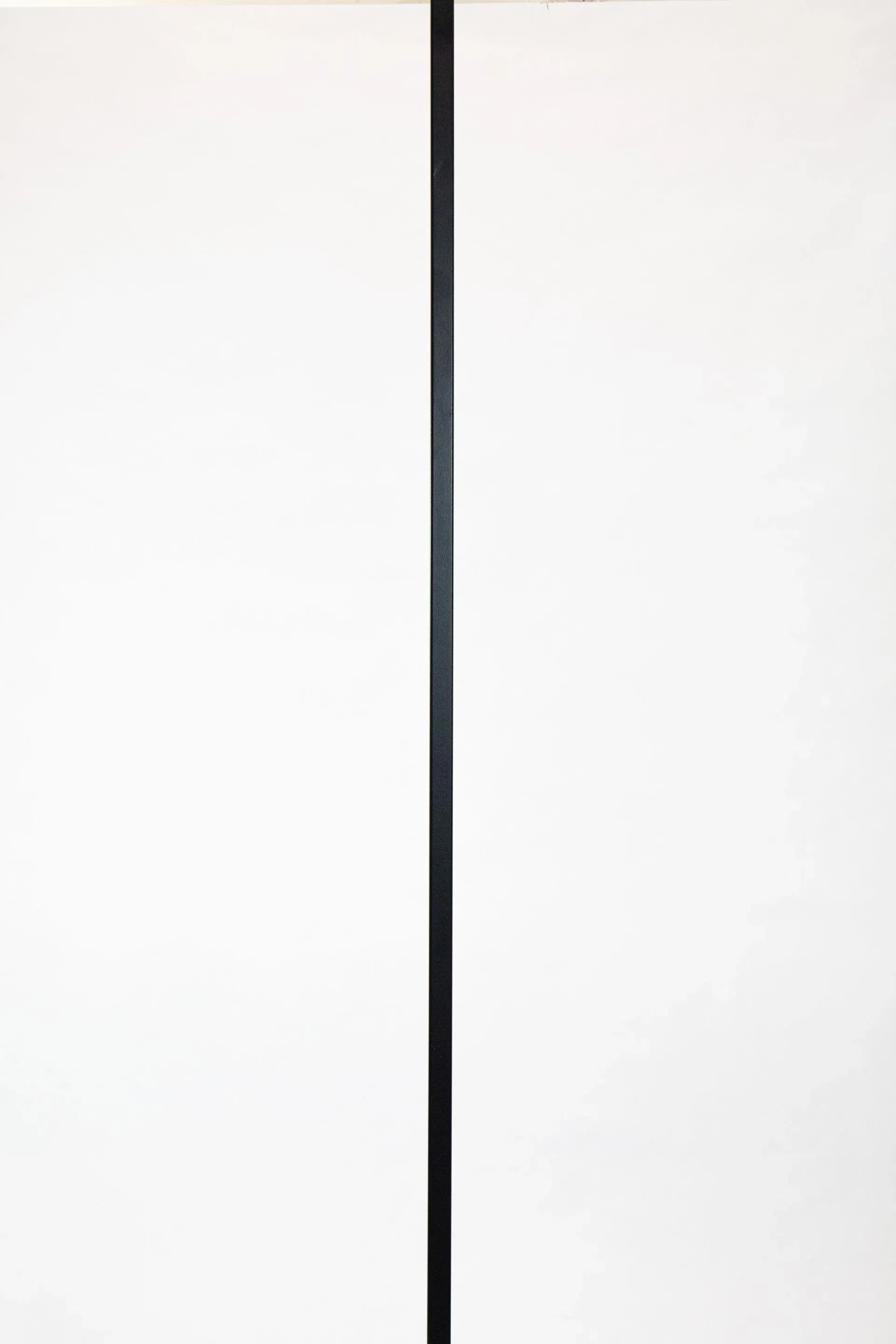 Vertical black line against a white background.