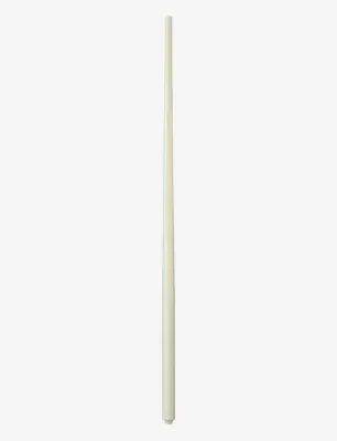 White, cylindrical pole against a white background.