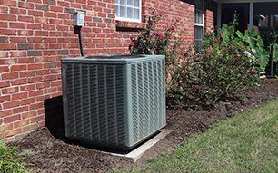 HVAC unit outside home