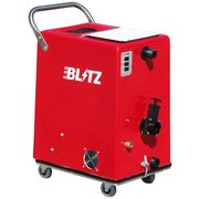 Red BLITZ portable machine on wheels with a metal handle and control knobs.