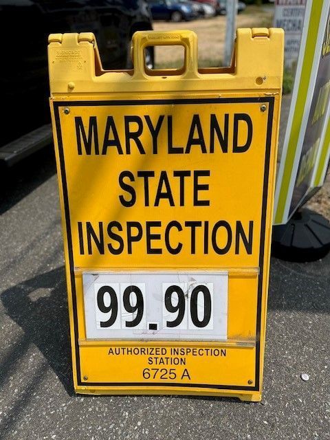 MD State Inspection Signage