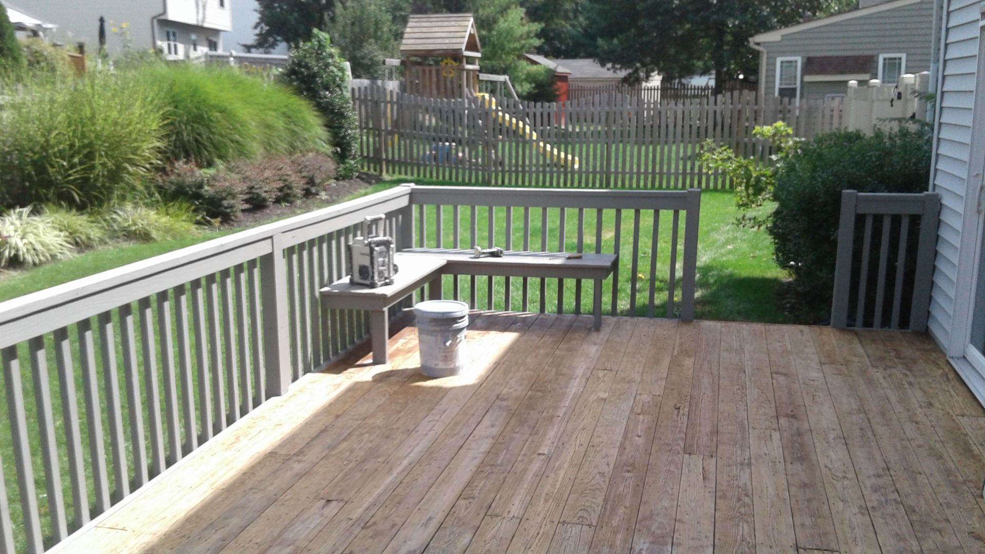 New backyard deck