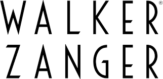 Logo for Walker Zanger, black text on a white background.