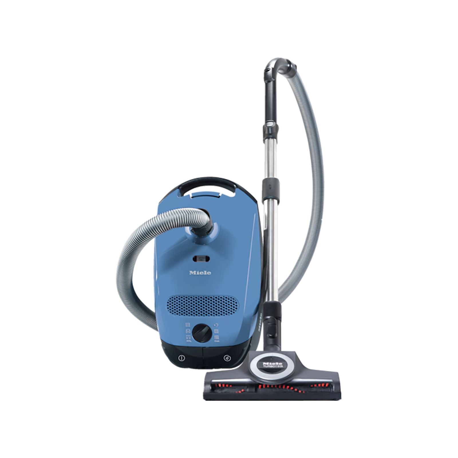 Canister vacuum cleaner with turbobrush – ideal for pet lovers.