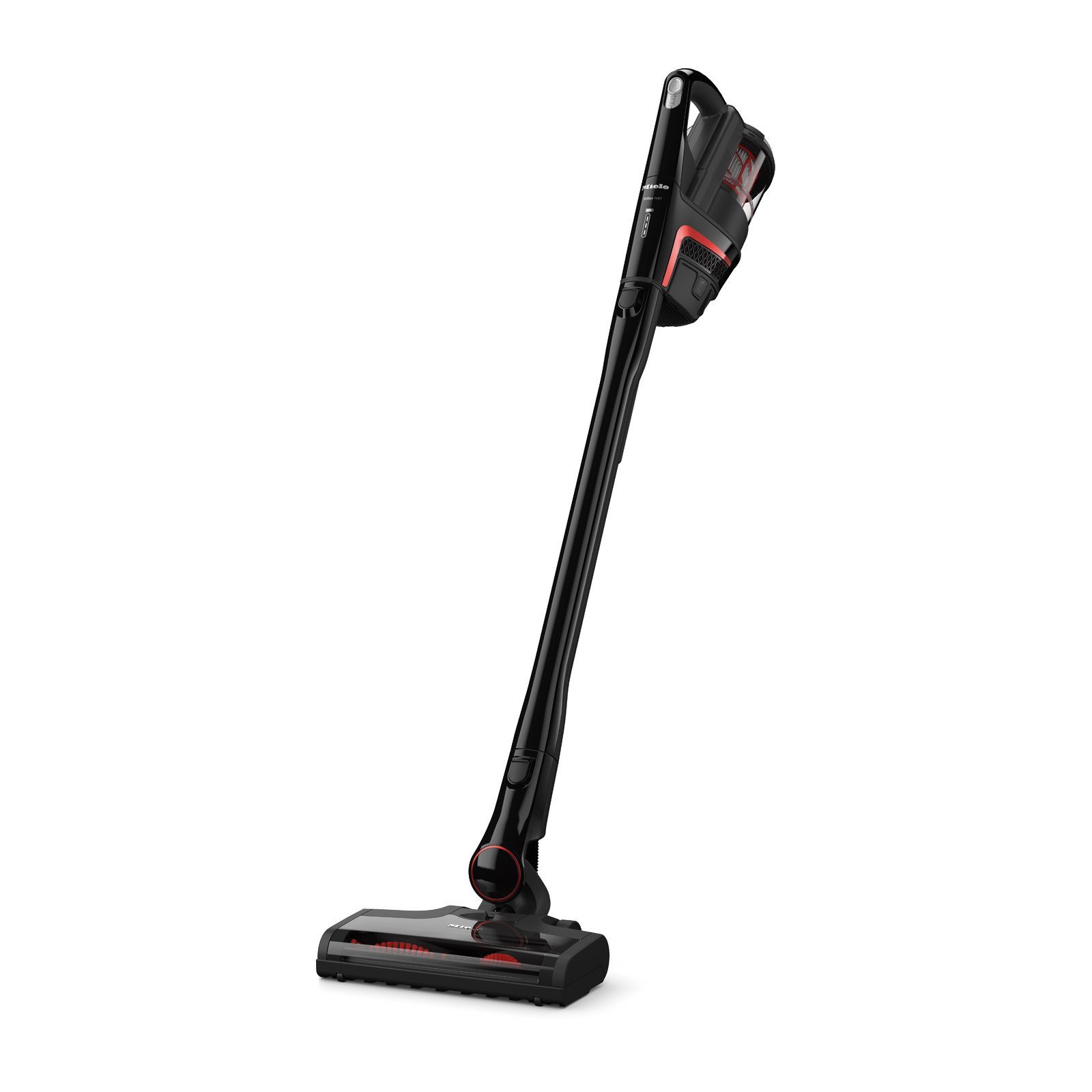 Cordless stick vacuum cleaner with additional handheld brush – ideal for pet owners.