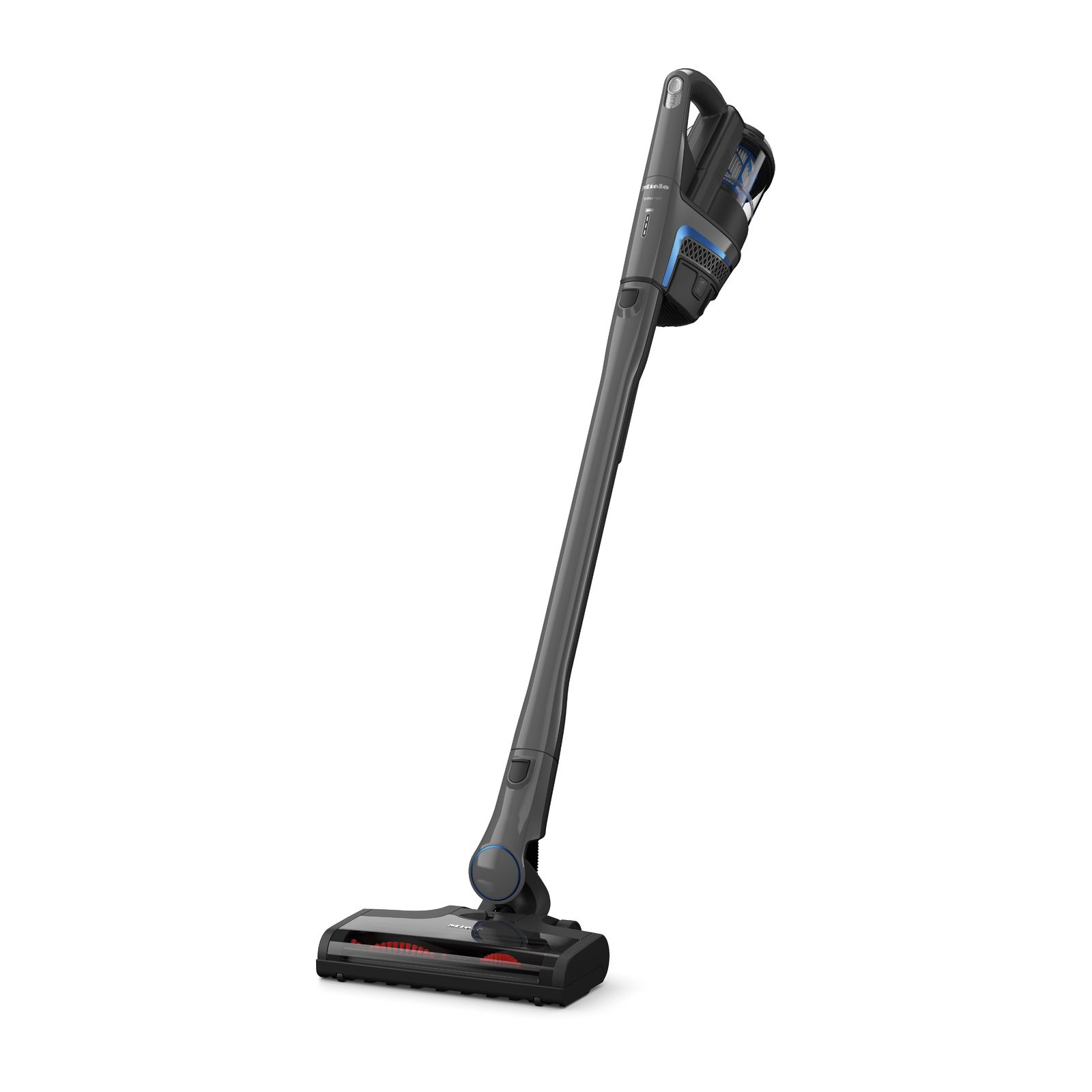 Cordless stick vacuum cleaner with additional handheld brush – ideal for pet owners.