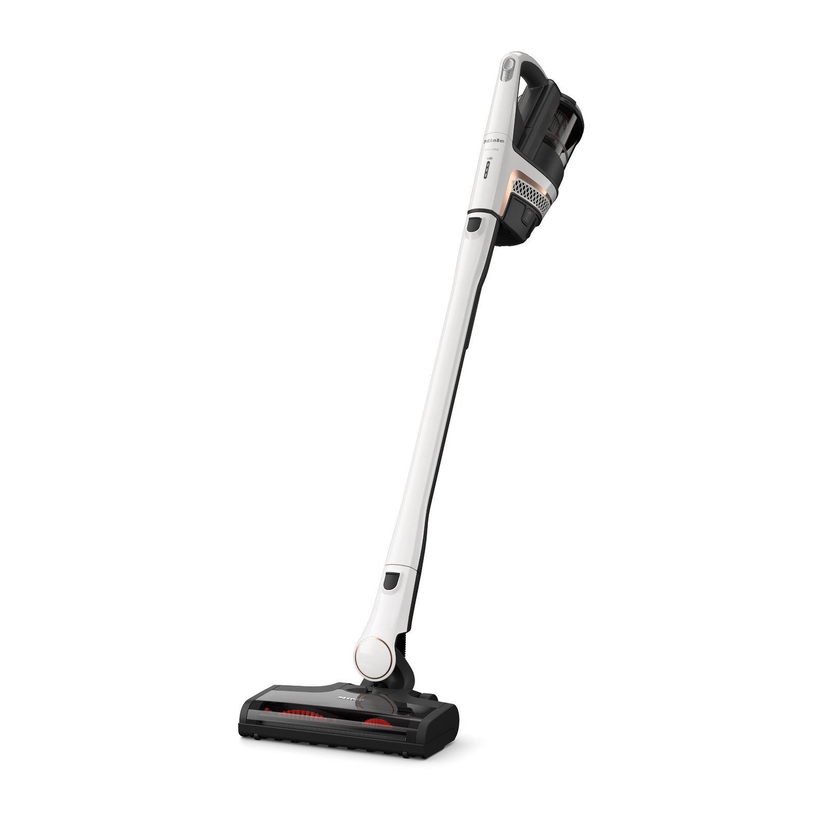 Cordless stick vacuum cleaner with consistently high suction power