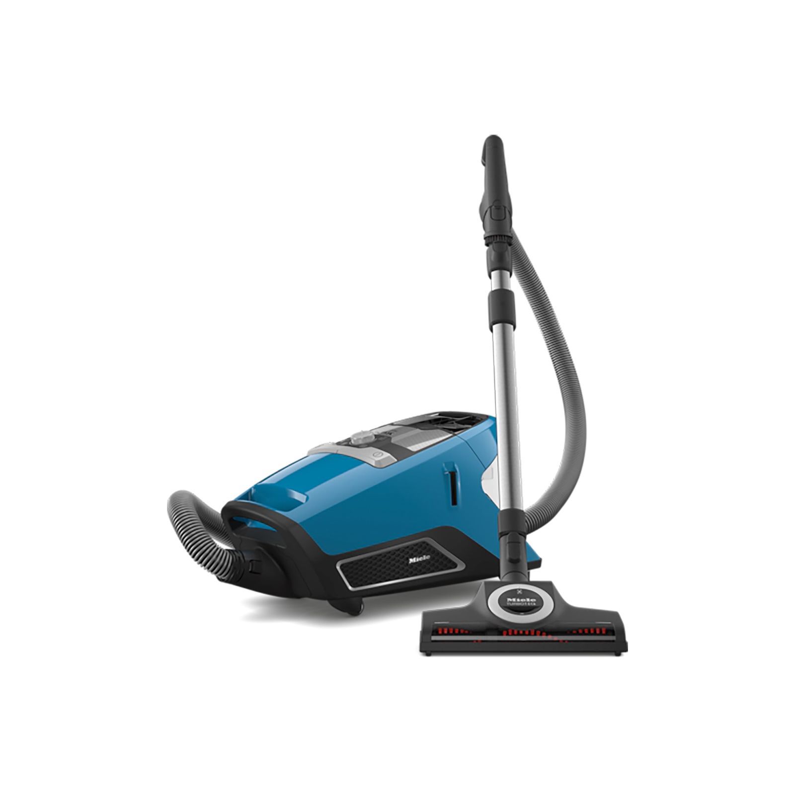 Bagless canister vacuum cleaner with Turbobrush – ideal for pet lovers.