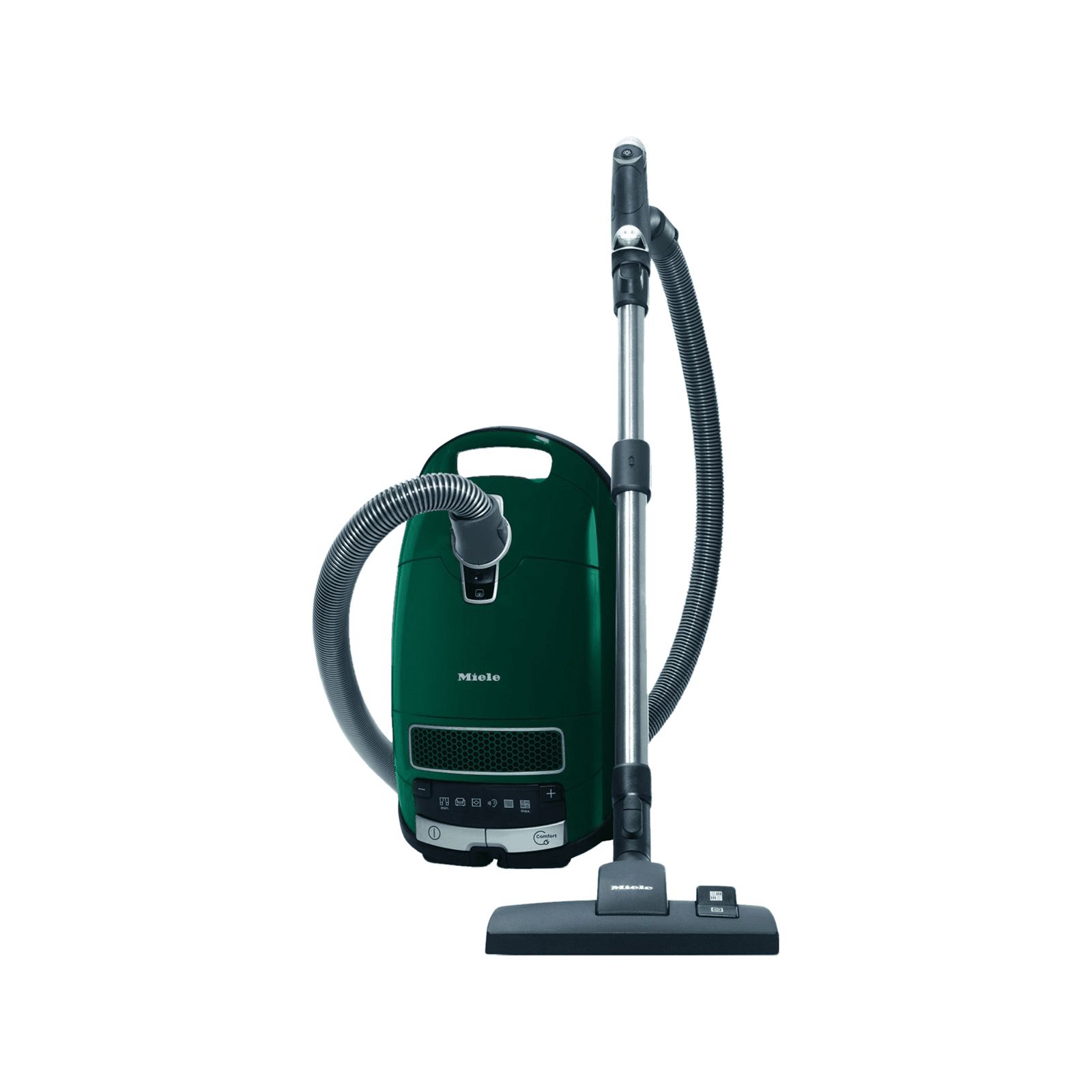 Canister vacuum cleaner with powerful performance and innovative conveniences.