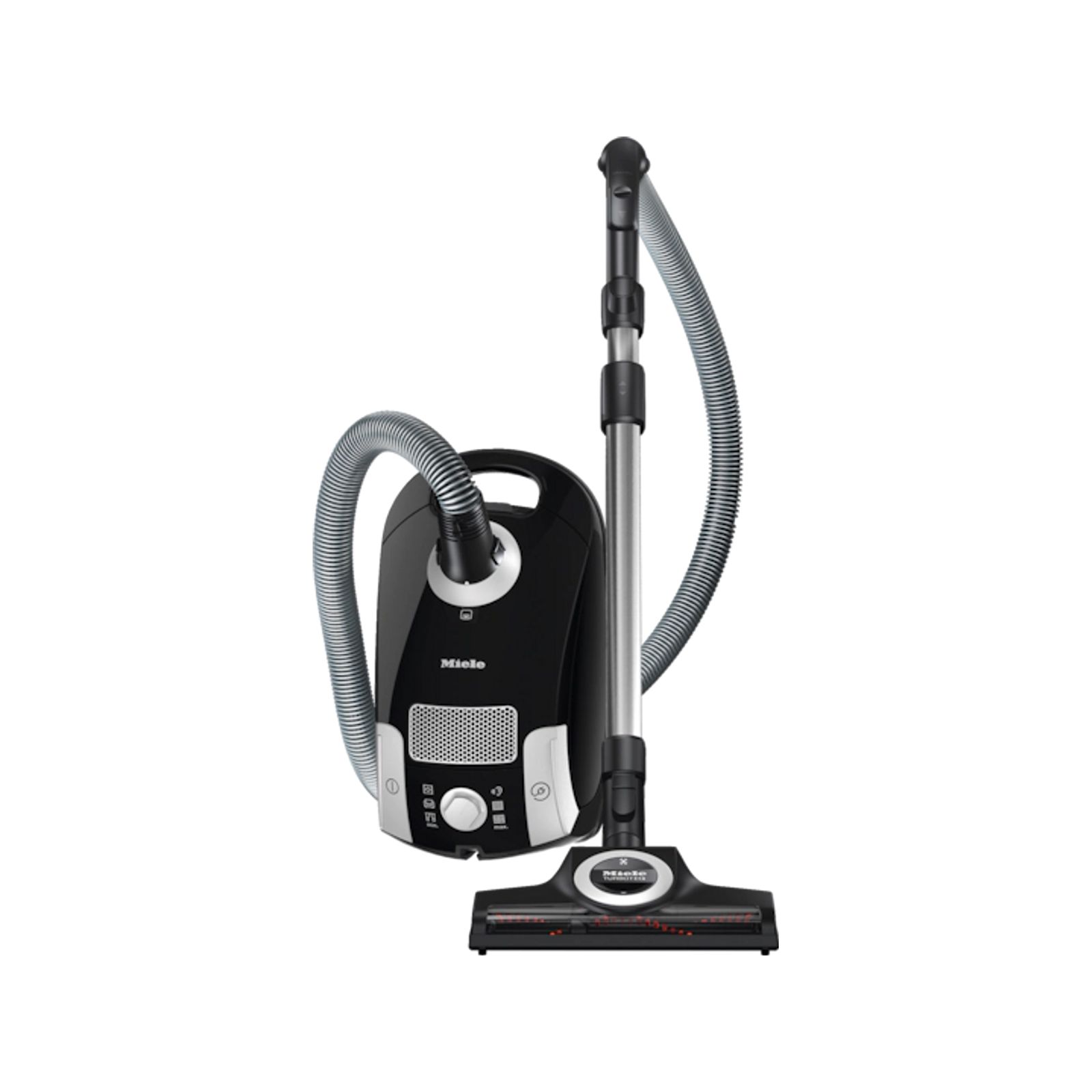Canister vacuum cleaner with Turbobrush – ideal for pet lovers.