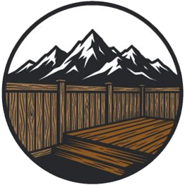 Mountain West Fence & Deck Supply logo: a circular emblem with mountains and fence, company name.