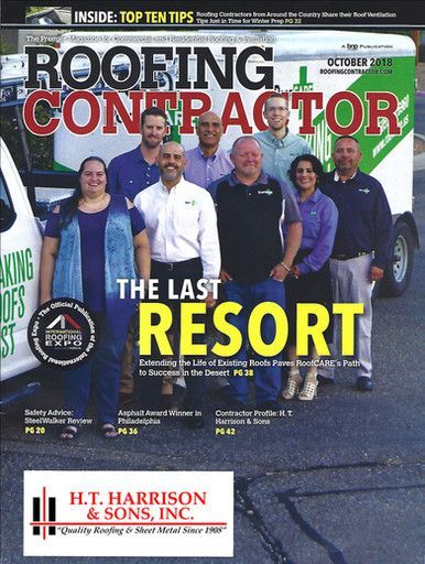 Roofing contractor magazine articles
