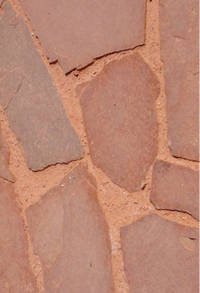A close up of a wall made of bricks