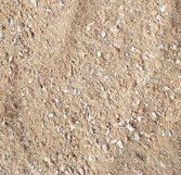 A close up of a pile of sand and gravel.