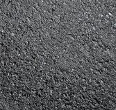 A black and white photo of a pile of gravel.