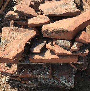 A pile of rocks is stacked on top of each other